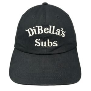 Big Accessories DiBella's Subs Baseball Cap Black One Size Cotton Slideback Hat